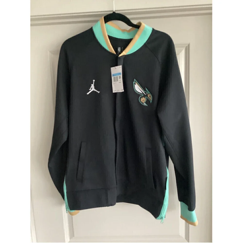 Jordan Men’s City Edition Charlotte Hornets Showtime Full Zip Jacket